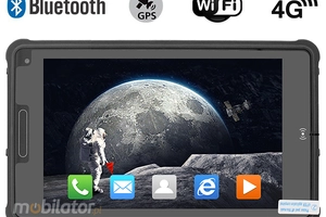 MobiPAD 8TS-5A - Wytrzymały tablet przemysłowy z NFC, wysokiej precyzji GPS, UHF RFID (3-4m), ekran dotykowy 8 cali, LTE, procesor 8x2.0GHz, norma IP65, odporny na wstrząsy i wodę, idealny do pracy w przemyśle