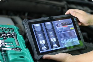 Wzmocniony tablet Emdoor I10A w akcji serwisowej