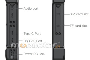 Emdoor T81X v.2 - Wytrzymały tablet roboczy IP65 z ekranem 8", Androidem 12, 8/128GB, kamerą 13MP, NFC i skanerem kodów 2D - stworzony do pracy w magazynie, serwisie i transporcie