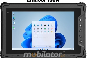 Emdoor I88N v.2 - Reinforced shockproof tablet 8GB + 128GB, 8 inch 1920x1200, 4G, WiFi, BT 5.2 and NFC - dust and splash resistant, ideal for assembly line operation