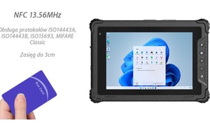 Emdoor I88N v.11 - Odporny tablet przemysłowy z normą IP65, odporny na kurz i zachlapania - 8GB RAM, procesor Intel N100 - Licencja Win 11 IoT w cenie