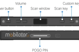 Mobipad 10DS-RTNL v.1 - Reinforced 10.1inch IP68 tablet with Windows 11 - Intel N5100, 8GB RAM, 128GB, GPS, 4G - ideal for field work