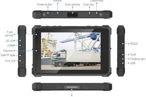Mobipad 10DS-RTNL v.1 - Reinforced 10.1inch IP68 tablet with Windows 11 - Intel N5100, 8GB RAM, 128GB, GPS, 4G - ideal for field work