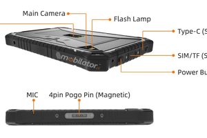 Tablet dla specjalistów terenowych i budowlanych MobiPad Tex08