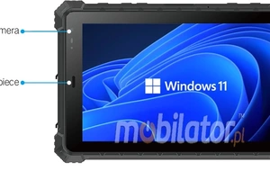 Mobipad 08DS-RTYF (i5) v.6 - Rugged tablet with fingerprint reader - 8 inches, i5, LTE, NFC, 2D scanner, IP67, Windows 11 - for mobile applications in construction and surveying