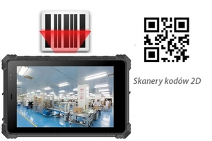 Mobipad 08DS-RTYF (i7) v.4 - Rugged IP67 industrial tablet with i7, 16GB RAM, 256GB SSD, 5G, NFC - for mobile applications in industries requiring connectivity and reliability