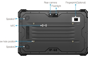 Mobipad 10DS-RTYF v.4 - Profesjonalny tablet rugged ze skanerem 1D/2D , NFC, procesor i5, IP68, 10.1cala 700 nitów, GPS i 4G - do pracy na budowie i w magazynie