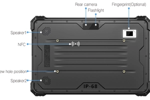 Mobipad 10DS-RTYF v.6 - 10.1-inch rugged tablet with Intel i7, 16GB RAM, 256GB SSD, Windows 11, IP68 - ideal for working in harsh conditions