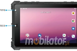 Mobipad 08DS-RTMLHT v.2 - Rugged 8-inch tablet with GPS, NFC, 10000mAh, Android 13, IP68, 1D/2D code scanner - for service technicians, warehouse workers, technical services