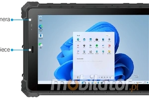 Mobipad 08DS-RTNL v.1 - Pancerny tablet 8cali IP68 z Windows 10, Intel N5100, 8GB RAM, 128GB ROM - idealny do pracy w terenie