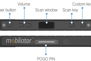 Mobipad 10DS-RTML v.4 - Wytrzymały tablet 4G z ekranem 700 nitów, 8/128GB, Android 13, NFC, IP68 - do pracy na zewnątrz i w trudnych warunkach