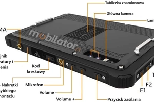 Niezniszczalny ablet zabezpieczony przed uszkodzeniami mechanicznymi MobiPad Tex81