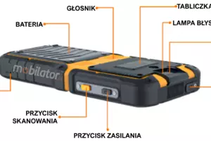 Wzmocniony kolektor danych odporny na wodę z najlepszych materiałów MobiPad Tex05 z jasnym wyświetlaczem rugged