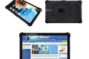 Rugged tablet z czytnikiem linii papilarnych i Honeywell