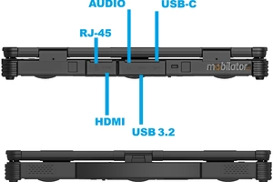 EMDOOR X14A (i7) v.2 - Rugged laptop z Intel Core i7, 512GB SSD, 32 GB RAM, NFC - obudowa odporna na upadki i kurz (IP65/MIL-STD 810H)