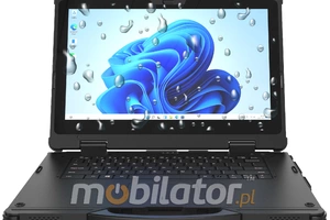 EMDOOR X14A (i7) v.2 - Rugged laptop z Intel Core i7, 512GB SSD, 32 GB RAM, NFC - obudowa odporna na upadki i kurz (IP65/MIL-STD 810H)
