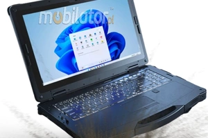Emdoor X15A v.15 - Rugged notebook with Windows 11 Home, Intel i7, 32GB RAM, GPS, and hot-swap battery - designed for work in difficult field conditions