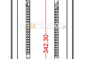 BiBox 19-I58 v.2 - Wytrzymały komputer panelowy 19 cali, ekran przemysłowy, Intel i5-8250U, 8GB RAM, SSD 128GB, IP65, 2x RS232, 2x RJ45, Windows 11 Pro - Dla magazynów i logistyki