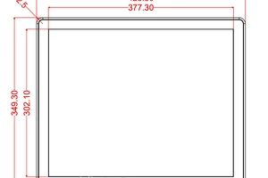 BiBox 19-I58 v.2 - Wytrzymały komputer panelowy 19 cali, ekran przemysłowy, Intel i5-8250U, 8GB RAM, SSD 128GB, IP65, 2x RS232, 2x RJ45, Windows 11 Pro - Dla magazynów i logistyki