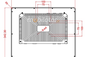BiBox 19-I58 v.7 - Odporny komputer panelowy 19 cali z licencją Windows 11 Pro, Intel Core i5-8250U, 16/512GB, RS232, RJ45 - Idealny dla przemysłu spożywczego i automatyki produkcyjnej