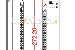 BiBox 185-I58 v.6 - Panel komputerowy wytrzymały 18.5cala 1080p, 1000 nitów, RS232 x2, LAN x2, Intel i5-8250U, RAM 8GB, SSD 256GB, IP65, Windows 11 Pro, WiFi 6 + LTE - Do zarządzania flotą i pojazdami