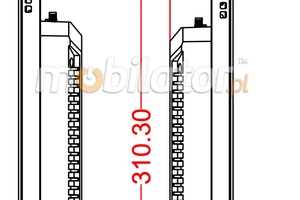 BiBox 215-I510 v.5 - Solidny panel PC 21.5 cala Full HD - Intel i5-10210U, 16GB RAM, 512GB SSD, IP65 na przedni panel, WiFi 6, VGA, HDMI - Do obsługi cyfrowej rejestracji odprawy