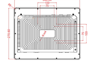 Szczelna obudowa panelu PC BiBox 15-I58 z frontem IP65