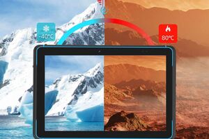 Solidny tablet przemysłowy z normą MIL