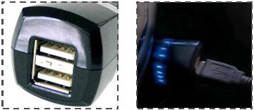  USB - Zasilacz samochodowy