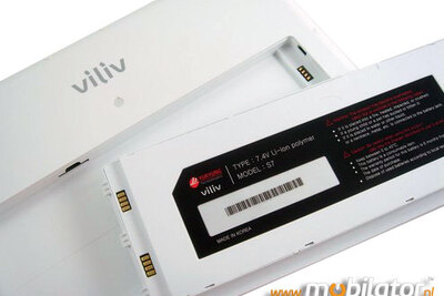 Viliv S5 - Standard battery