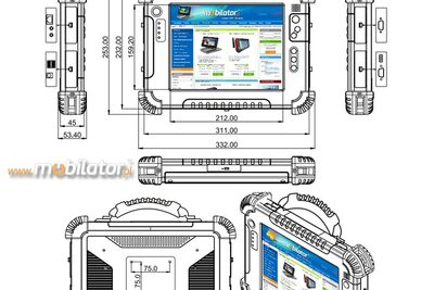 Rugged Tablet Winmate R10IA8M v.5