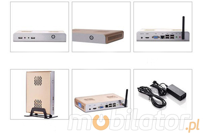 10 sztuk Przemysłowy Fanless MiniPC mBOX-T30 v.2