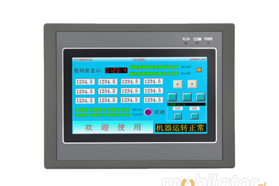 Przemysłowy Panel Operatorski HMI EX43HA + Sterownik PLC v.2