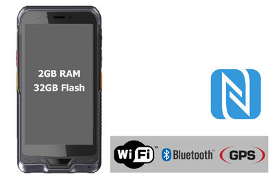 Wzmocniony wstrząsoodporny kolektor przemysłowy Emdoor I62H NFC