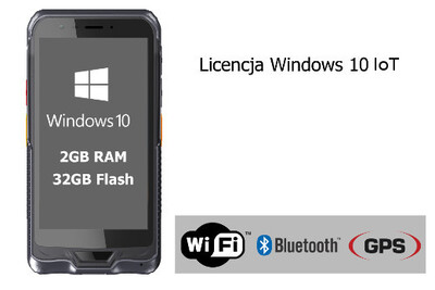 Wzmocniony wstrząsoodporny kolektor przemysłowy Emdoor I62H - Win 10 IoT Enterprise Licencja