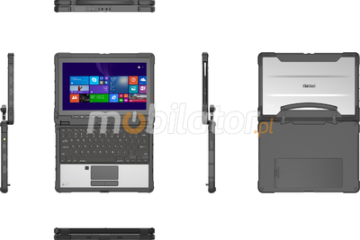 Pyłoszczelny wstrząsoodporny laptop przemysłowy Emdoor X11 High 4G LTE