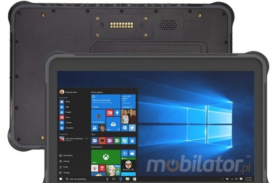 Wojskowy wytrzymały tablet odporny na upadki  z normą wodoszczelności z  czytnikiem kodów 2D WINDOWS 10 MobiPad TSS1011