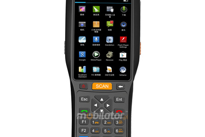 Wzmocniony Terminal Mobilny z wbudowaną drukarką termiczną i skanerem laserowym 1D - MobiPad Z3506CK NFC RFID v.2