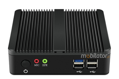 Bezwentylatorowy wzmacniany Mały Komputer Przemysłowy MiniPC yBOX-A30X(1LAN)-N2815 v.4