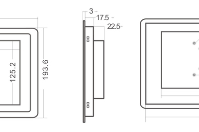 Ergonomiczny monitor dotykowy dla przemysłu ciężkiego