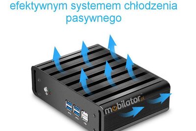 Wydajny minikomputer przemysłowy MiniPC yBOX-X31-i7 7500U v.1