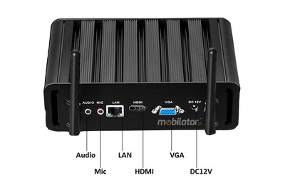 Wydajny minikomputer przemysłowy MiniPC yBOX-X31-i7 7500U v.4