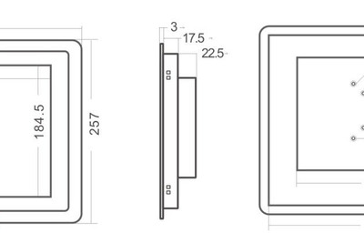 Profesjonalny monitor dotykowy do automatyki maszynowej