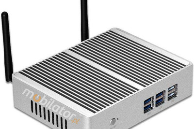Industrial mini computer with passive cooling MiniPC yBOX X32 3955U Barebone