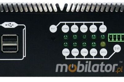 Wzmocniony komputer przemysłowy do automatyki