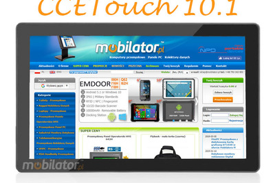 Szybki komputer panelowy z ekranem dotykowym