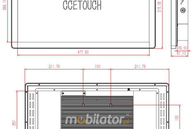 Wzmocniony Pyłoszczelny Panel Operatorski
