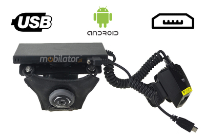 MobiPad WT02S Mobilny naręczny obrotowy uchwyt przemysłowy (z dodatkową baterią) do telefonów komórkowych - umożliwia wykorzystanie smartfona jako terminala danych