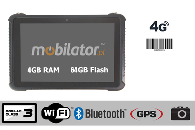 Emdoor I16HH v.5 - Tablet przemysłowy na magazyn z czytnikiem kodów kreskowych 1D