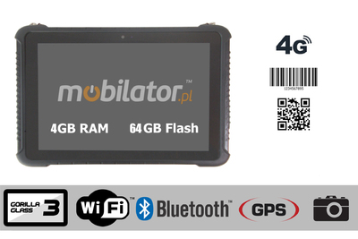 Emdoor I16HH v.6 - Wzmocniony Tablet przemysłowy z czytnikiem kodów kreskowych 2D